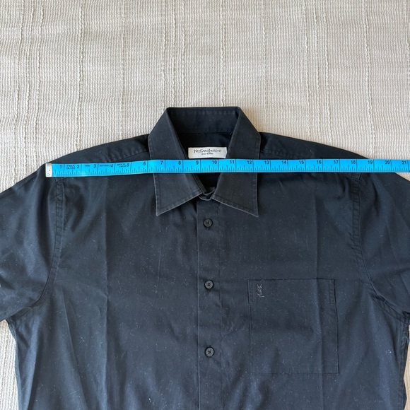Yves Saint Laurent Black Casual Button Down Shirt - Picture 6 of 8